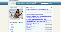 Desktop Screenshot of comunicati.netwww.comunicati.net